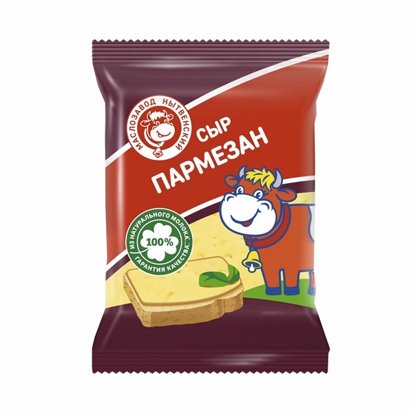 Сыр полутвердый "Пармезан", ТМ МЗН, нарезка брикет, 180г. 10282 - фото 698