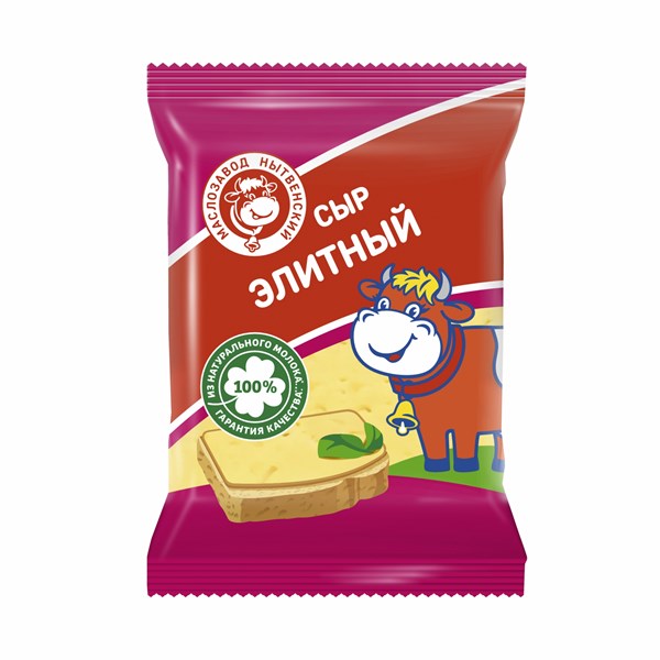 Сыр полутвердый "Элитный", ТМ МЗН, нарезка брикет, 180г. 10297 - фото 741