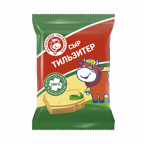 Сыр полутвердый "Тильзитер", ТМ МЗН, нарезка брикет, 180г. 10296 - фото 761