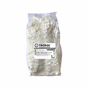Творог обезжиренный 1,8 % весовой (пакет 1 кг) 10037