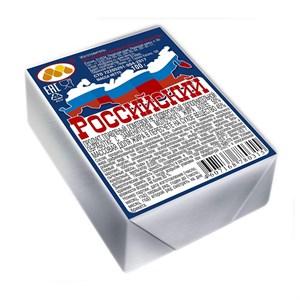 Продукт сырный плавленый ломтевой "Российский" 100г. 10200