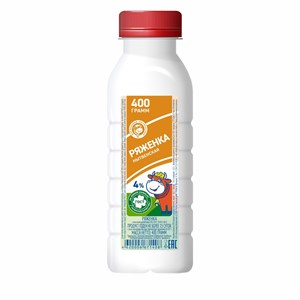 Ряженка 4 % бутылка 0,4 кг 10027