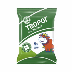 Творог 5 % флоупак 0,2 кг 10113