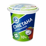 Сметана 10 % стакан 0,3 кг 10111 - фото 519